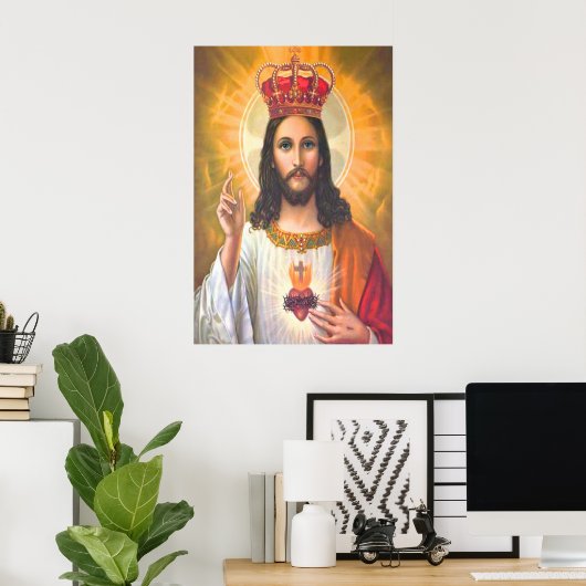 Jesus King Vintage poster (Thuiskantoor)