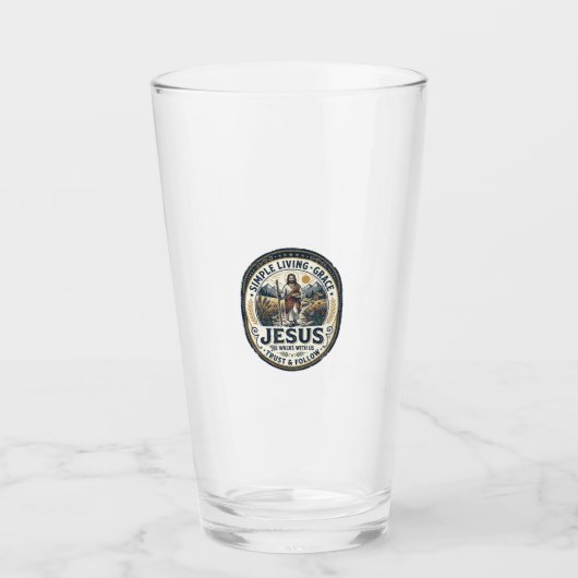 Jesus Klein Huis Slow Living Vintage Glas (Voorkant)