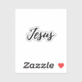 Jesus - kleine sticker (Vel)