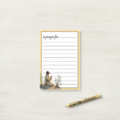 Jesus Kneeling in Prayer War Room Prayer Post-it® Notes (Op bureau)