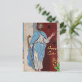 JESUS KNOCKS EASTER BRIEFKAART (Staand voorkant)