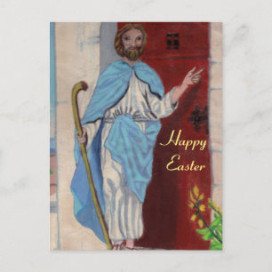 JESUS KNOCKS EASTER BRIEFKAART
