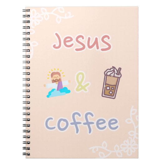 Jesus + Koffie Notitieboek (Voorkant)