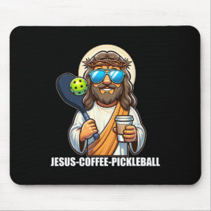 Jesus Koffie Picklenall Grappig Christelijk Pickle Muismat