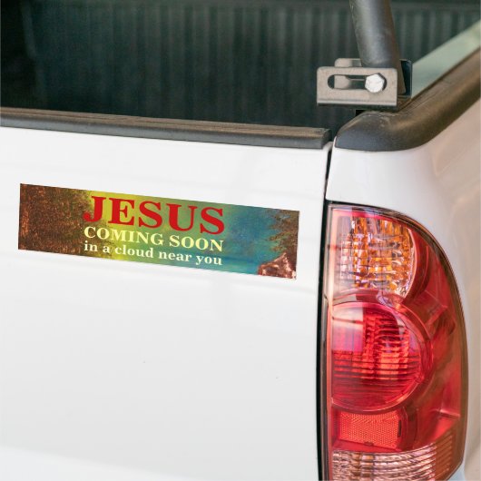 JESUS KOMEND OP SNEL Bumpersticker (Op Truck)