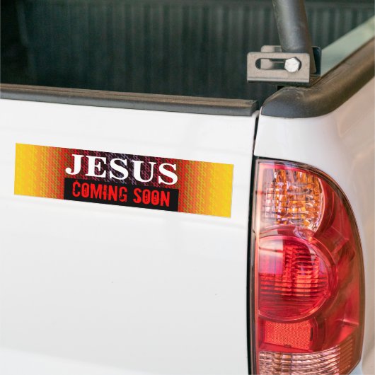 JESUS KOMEND OP SNEL Bumpersticker (Op Truck)