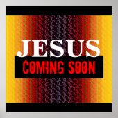 JESUS KOMEND SOON WOOD POSTER (Voorkant)