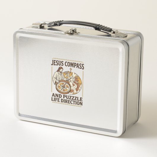 Jesus Kompas En Puzzel Levensrichting Jezus Comp (Voorkant)