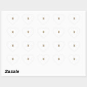 Jesus Kompas En Puzzel Levensrichting Jezus Comp Hart Sticker (Vel)