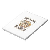 Jesus Kompas En Puzzel Levensrichting Jezus Comp Notitieblok (Linkerzijde)