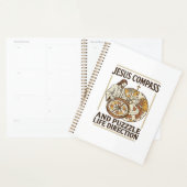 Jesus Kompas En Puzzel Levensrichting Jezus Comp Planner (Display)