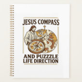 Jesus Kompas En Puzzel Levensrichting Jezus Comp Planner (Voorkant)