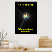 JESUS KOMT AAN POSTER (Keuken)