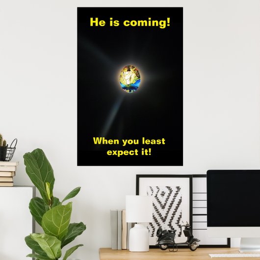 JESUS KOMT AAN POSTER (Thuiskantoor)