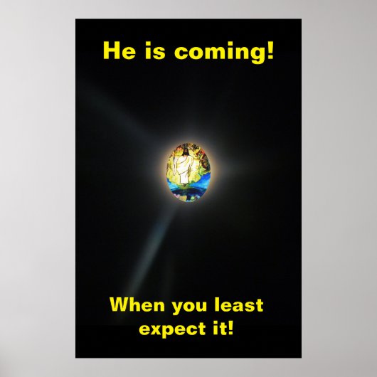 JESUS KOMT AAN POSTER (Voorkant)