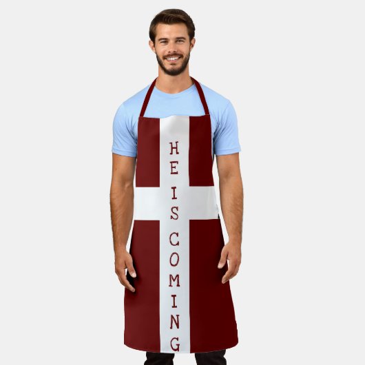 JESUS komt binnenkort Schort (Gedragen)