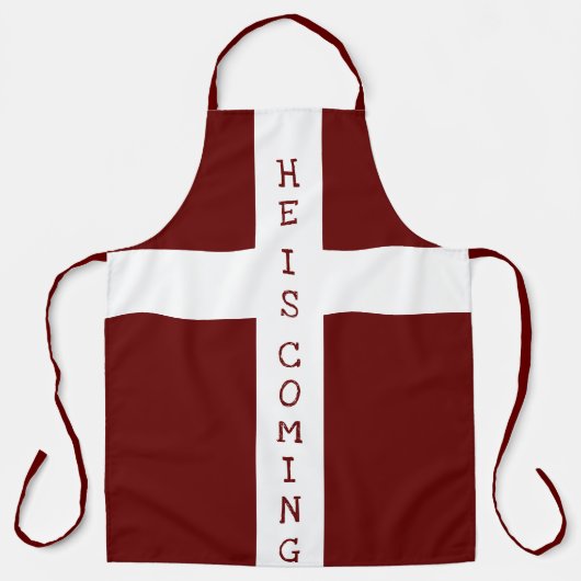 JESUS komt binnenkort Schort (Voorkant)