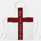 JESUS komt binnenkort Schort (Voorkant)