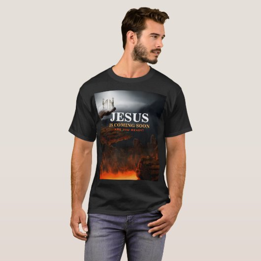 JESUS KOMT BINNENKORT T-SHIRT (Voorkant volledig)