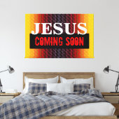 JESUS KOMT SNEL AAN CANVAS AFDRUK (Insitu (Slaapkamer))