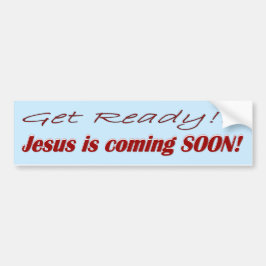 JESUS KOMT SNEL! BUMPERSTICKER