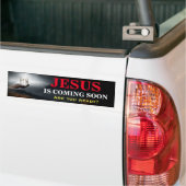 JESUS KOMT SNEL IN Bumpersticker (Op Truck)