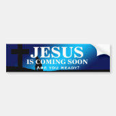 JESUS KOMT SNEL IN Bumpersticker (Voorkant)