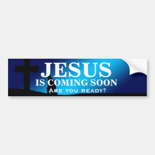 JESUS KOMT SNEL IN Bumpersticker