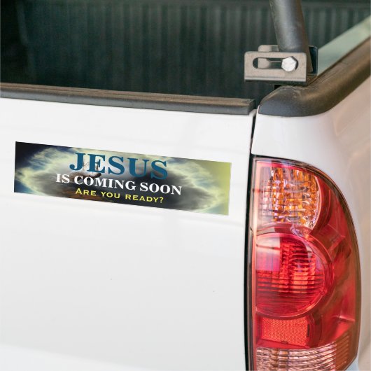 JESUS KOMT SNEL IN Bumpersticker (Op Truck)