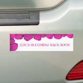 JESUS KOMT SNEL TERUG... RELIGIEUZE BUMPERSTIEK BUMPERSTICKER (Op auto)