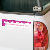 JESUS KOMT SNEL TERUG... RELIGIEUZE BUMPERSTIEK BUMPERSTICKER (Op Truck)