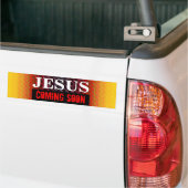 JESUS KOMT SOON Bumpersticker (Op Truck)