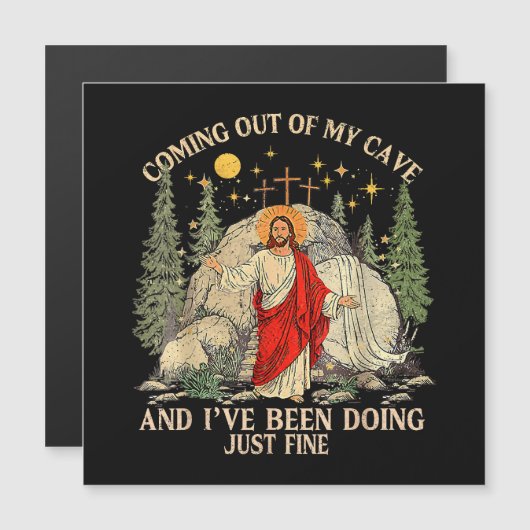 Jesus komt uit mijn grot (Voorkant / Achterkant)