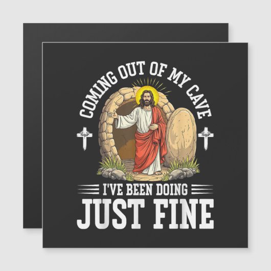 Jesus komt uit mijn grot (Voorkant / Achterkant)