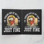 Jesus komt uit mijn grot kaart (Binnen)