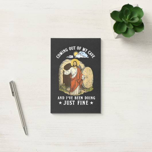 Jesus komt uit mijn grot  post-it® notes (Kantoor)