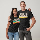 Jesus Koning Retro Vintage T-shirt (Unisex)