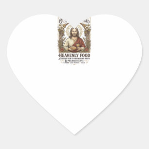 Jesus Kookboek Receptkaart Esthetisch Vintage T-sh Hart Sticker