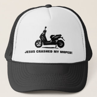 JESUS KRACHTE MIJN MOPED. TRUCKER PET