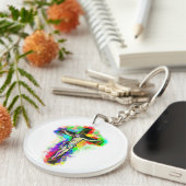 Jesus Kreuz Bunt Sleutelhanger (Voorkant Rechts)