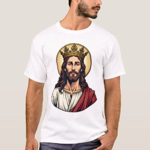 Jesus Kroon Halo Vintage Gravure Shirt 2