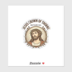 Jesus Kroon Van Doornen Botanische Jezus Kroon Doo Sticker