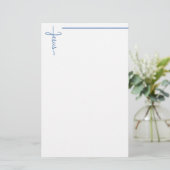 Jesus Kruis Briefpapier (Staand voorkant)