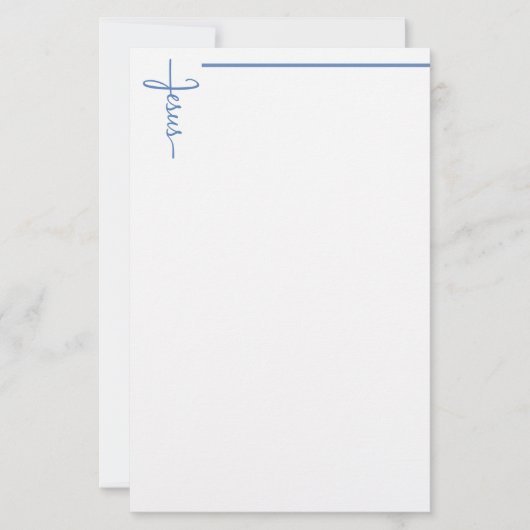 Jesus Kruis Briefpapier (Voorkant)