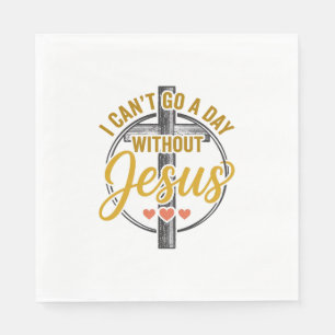 Jesus Kruis Christelijke Typografie Shirt Ontwerp_ Servet