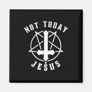 Jesus Kruis Niet Vandaag Jezus Christelijk Grafisc Magneet