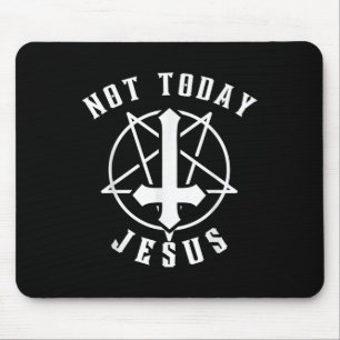 Jesus Kruis Niet Vandaag Jezus Christelijk Grafisc Muismat