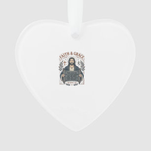 Jesus Kruissteek Vintage T-shirt Christelijke Graf Ornament