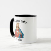 JESUS KWATER IN KOFFIE MOK (Voorkant links)