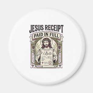 Jesus Kwitantie Betaald in Volle Jezus Kwitantie B Magneet